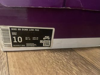 Nike SB Grey Gris Size 10