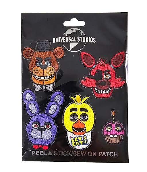 Universal Halloween Horror Nights HHN FNAF Five Nights at Freddy's Sew Patch Set