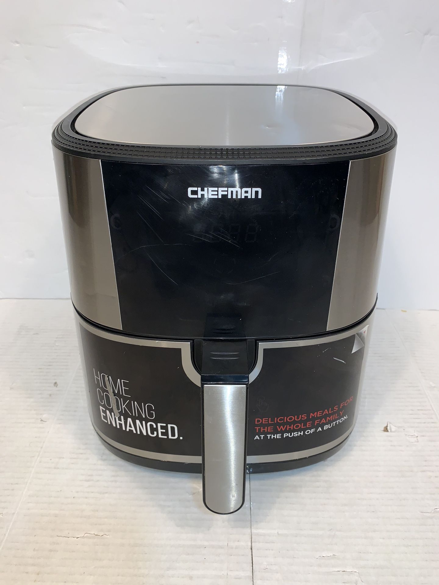 Chefman TurboFry Touch 8qt. Air Fryer - Silver (RJ38-SQSS-8T)