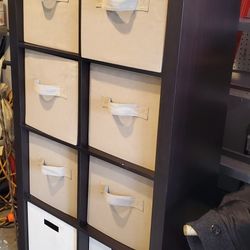 Shelving With 8 Baskets! Awesome Space Saver For Many Uses