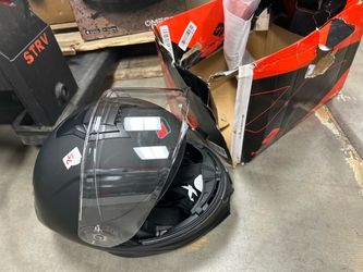 Matte Black Full-Face Motorcycle Helmet