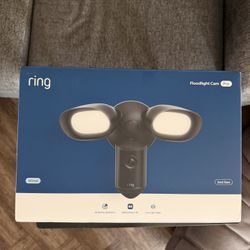 Ring Floodlight Cam Pro (Newest Model) with Plug In Mount