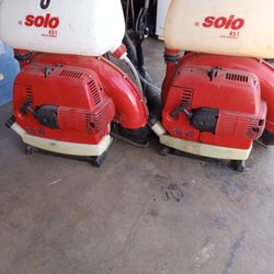 Solo Leaf Blower + Sprayer Unit. 
