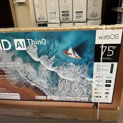 LG 75” UQ8000 4K HDR Smart Tv