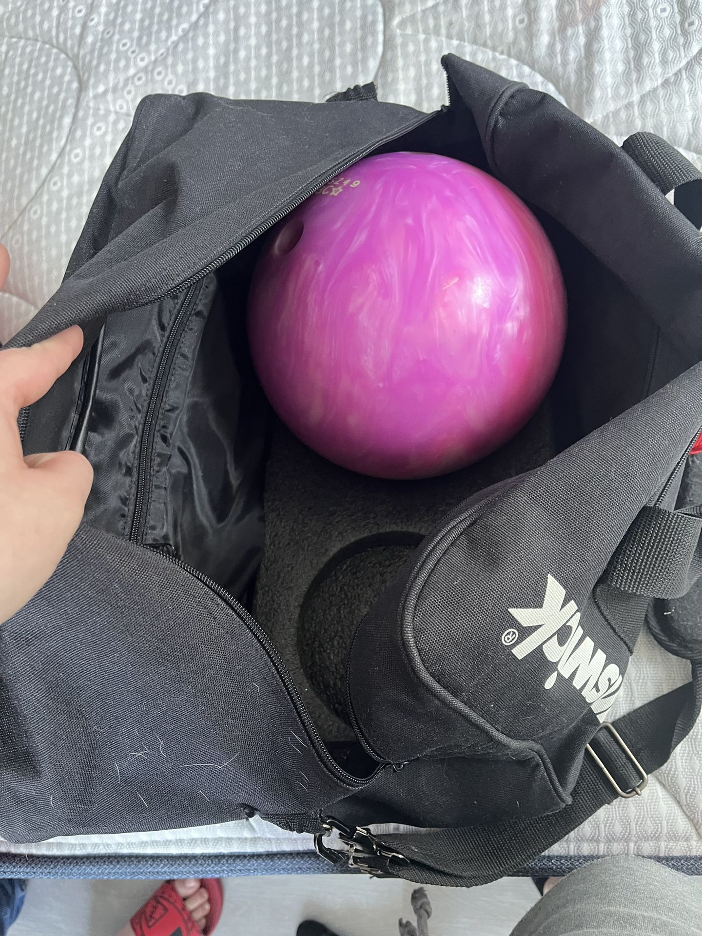 Bowling Ball With Bag