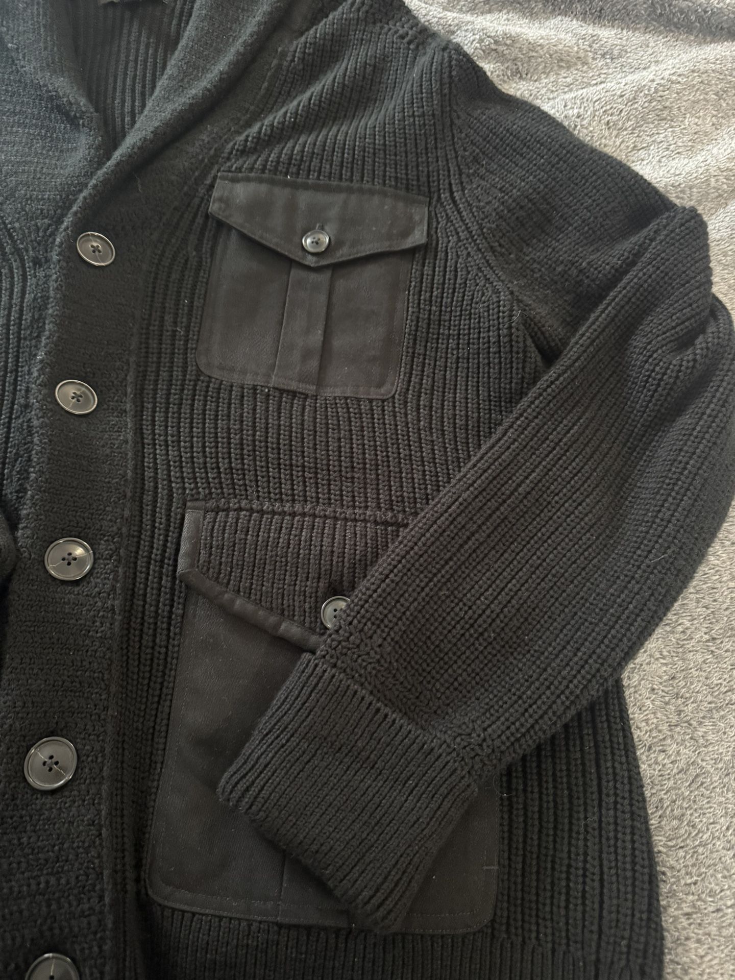 Black Men’s Banana Republic Cardigan