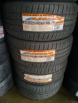 Tengo un set de llantas nuevas 245 45 18 de la marca arroyo