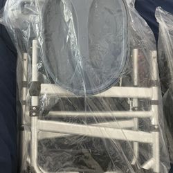 Senior Bedside Commode Wheelchair W/ Bucket