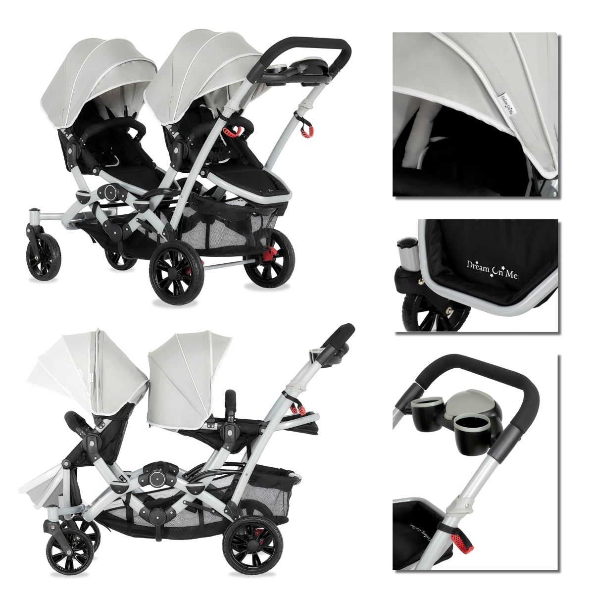 Dream on Me Track Tandem Stroller