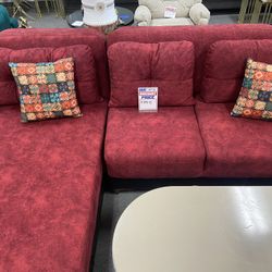 Red And Black Sectional