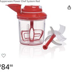Tupperware Power Chef System (COLOR BLUE)  Shipping and Local Pick Up Brand New Open Box Original retail $85 We are selling for $50 Check out Make An 