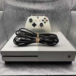 Microsoft Xbox One S White Console 1TB, TESTED & WORKING!