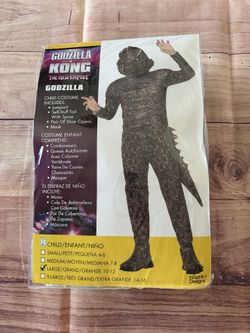 Godzilla Halloween costume for boy size L (10-12)