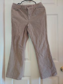 Tan Corduroy Bootcut Pants