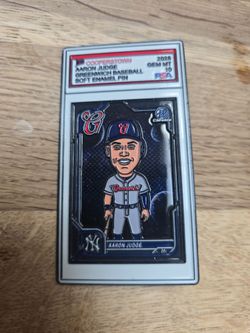 RARE PSA 10  AARON JUDGE COOPERSTOWN PIN