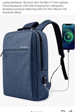 Color grey! Victoria Tourist Blue Laptop Backpack with USB Port