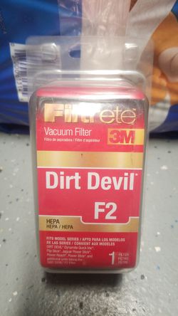 3M Filtrete Dirt Devil F2 HEPA Vacuum Filter - 1 filter