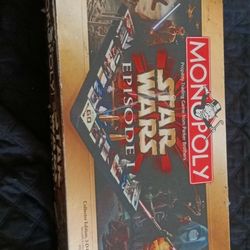 CIB Star Wars Episode 1 Monopoly 