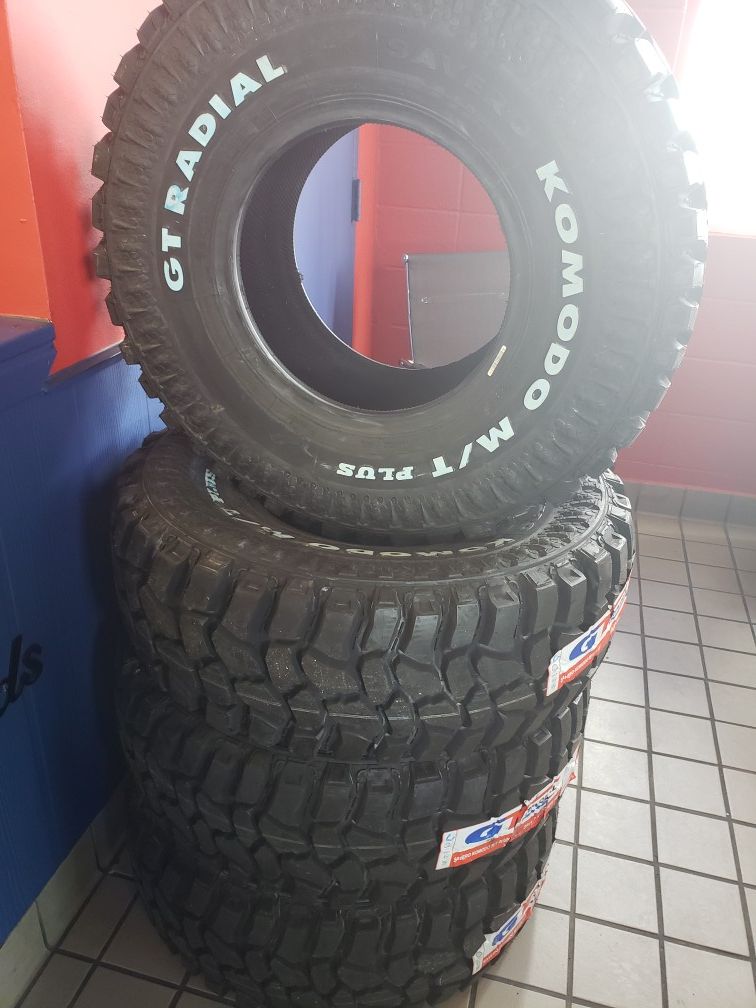 Lt 33x12.50-15 GT Radial savero komodo MT