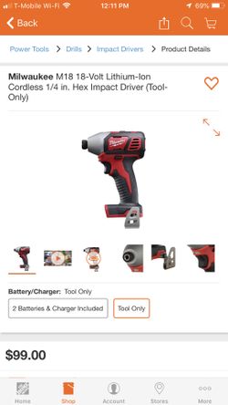 Milwaukee impact drill