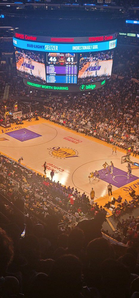 Lakers Vs Rockets 10/31. Section 331 Row 8! 2 Tickets 