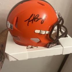 Harrison Bryant Signed Mini Helmet 