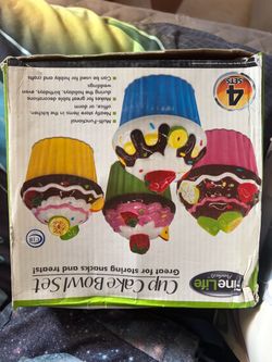 Cupcake bowl set