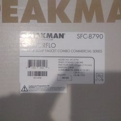 Speakman sensorflo Sensor soap faucet combo commercial series SFC-8790