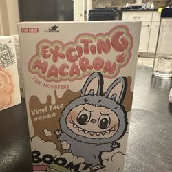 POP MART The Monsters Exciting Macaron Blind Box Vinyl Face – Toffee –New Sealed
