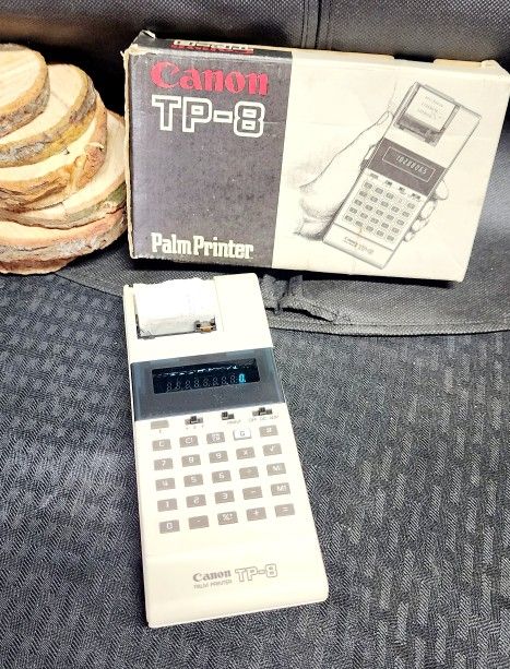 1980’s Canon TP-8 Pocket Printer & Calculator