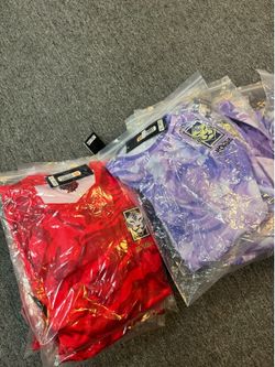 🇰🇷 Korea soccer jersey purple & red size XL