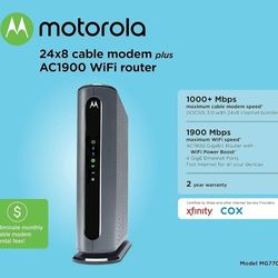 Motorola Modem Plus Modem Router MG7700