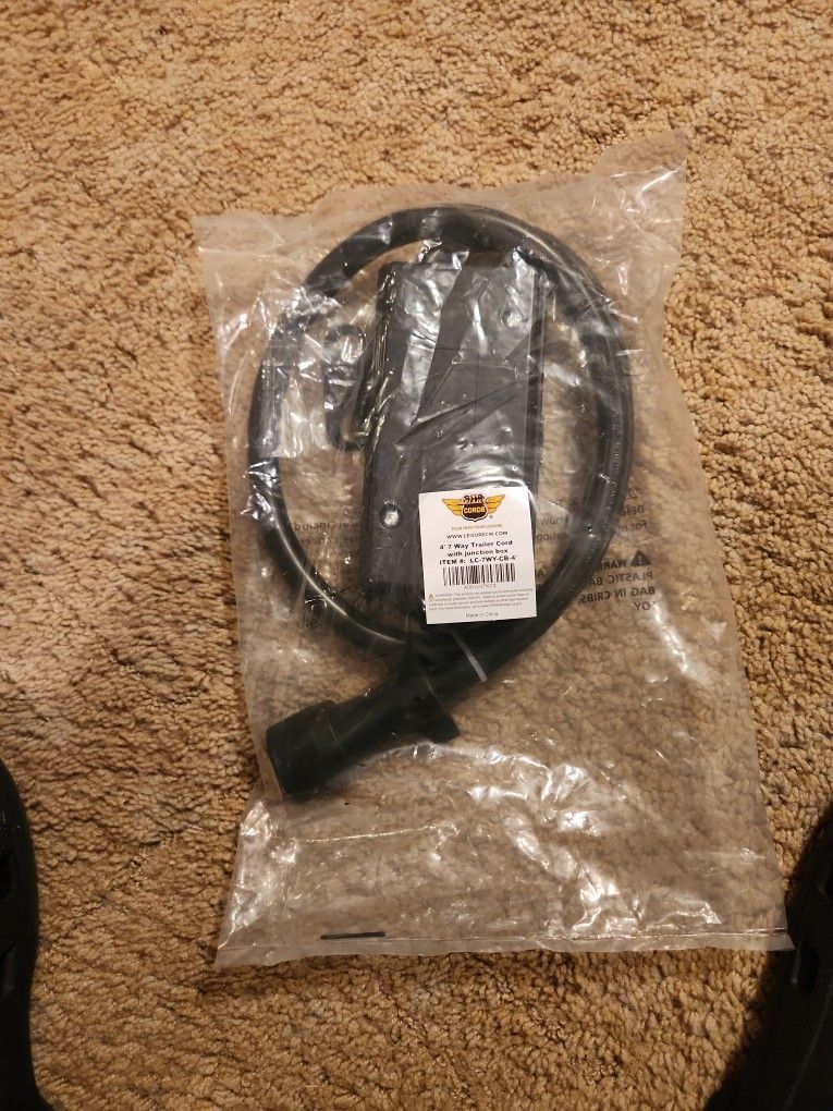 4ft 7way Trailer Cord With Junction Box