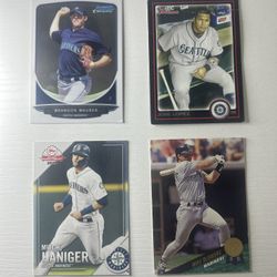 Seattle Mariners Cards *PACK OF 4*