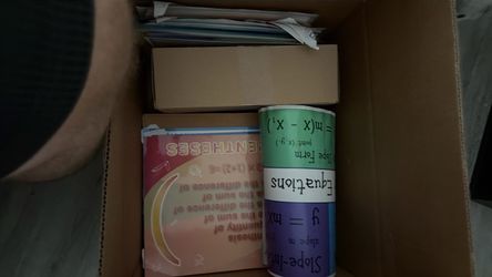 Math teacher or tutor classroom supplies