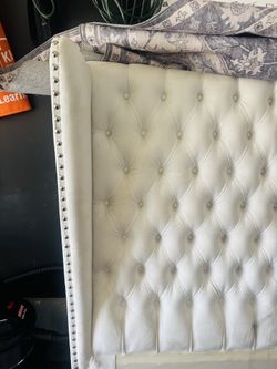 King bed with frame