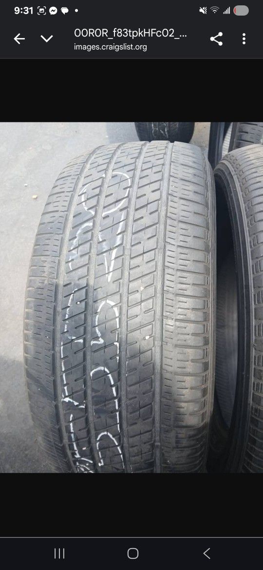 275-55-20 Bridgestone Tires (4)