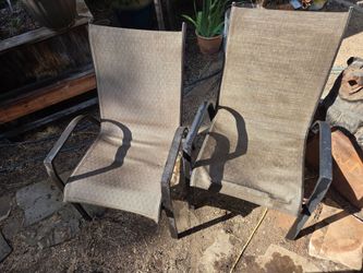 2 FREE outdoor chairs
