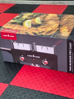 Brand New Camp Chef 8-sq ft Dual -Burner Vented Freestanding Liquid Propane Gas Stove