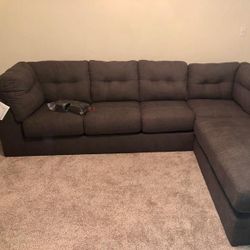 Brand New Tufted Chaise Sectional 