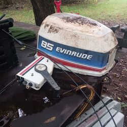 Evinrude/Johnson 85HP Engine Cover and Gear/Throttle Box (w/key)