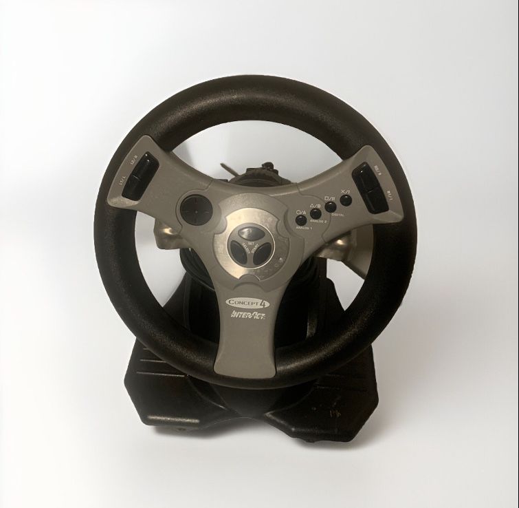 InterAct Concept 4 Playstation 2 Steering Wheel