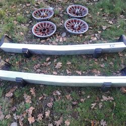 83 AMC Spirit Original Bumpers and Hub Caps 