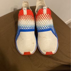 Red, White, And Blue Puma Sneakers 