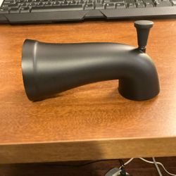 Black Tub Spout