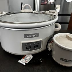 Crockpot 7quart Cook And Carry With Mini Crockpot