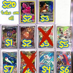 Pokemon Illustration Rare Lot