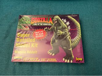 1995 Godzilla King Of The Monsters Super Detailed Model Kit Snap-Fit Sealed Box
