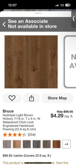 Bruce hydropel light brown hickory