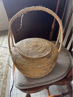 Vintage Darning and Sewing Basket